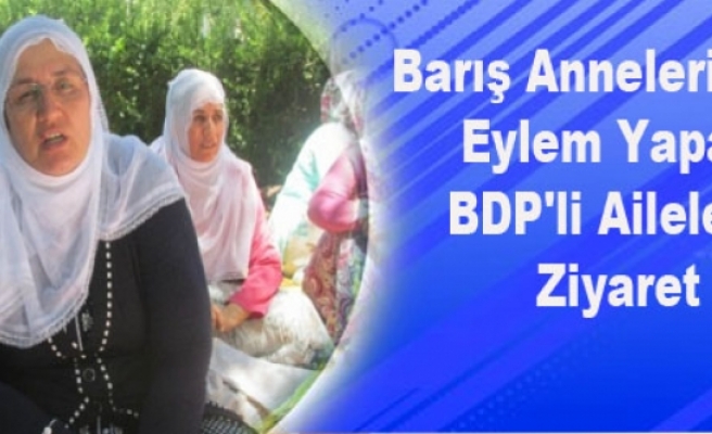 Barış Annelerinden Eylem Yapan BDP'li Ailelere Ziyaret