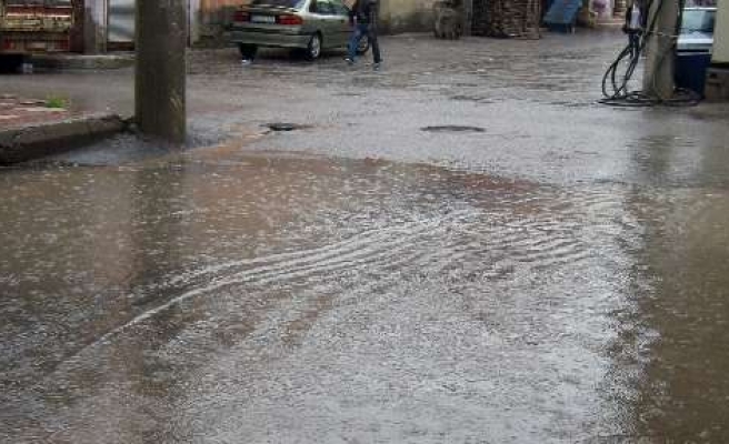 Bismil'de Şiddetli Yağış 