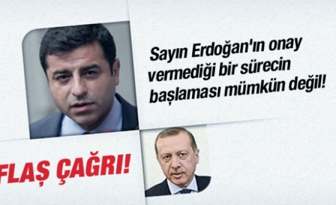 Demirtaş'tan Erdoğan'a çözüm süreci çağrısı!