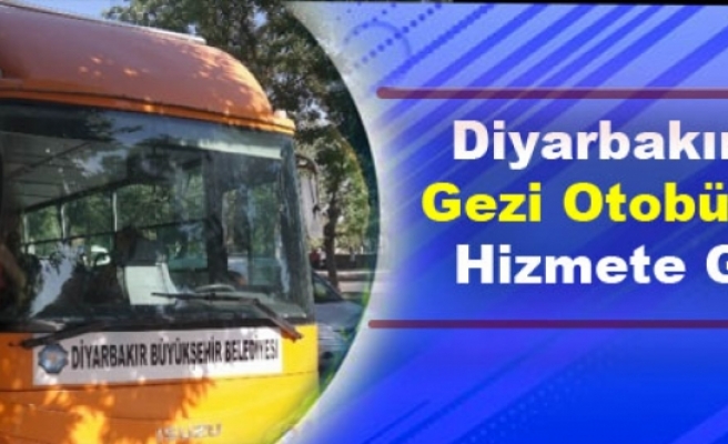 Diyarbakır'da Gezi Otobüsleri Hizmete Girdi
