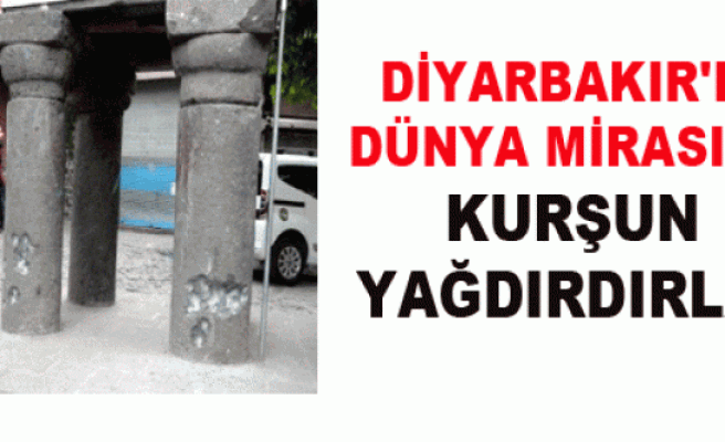 Diyarbakır'ın Dünya Mirasına Kurşun Yağdırdılar
