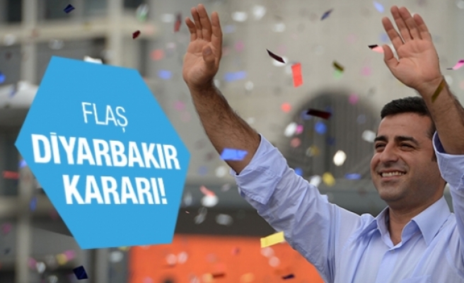 HDP'den flaş Diyarbakır kararı!