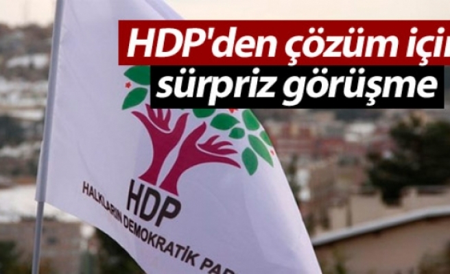 HDP'den TBMM Başkanı ile sürpriz görüşme