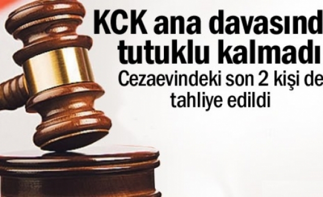 KCK ana davasında tutuklu kalmadı