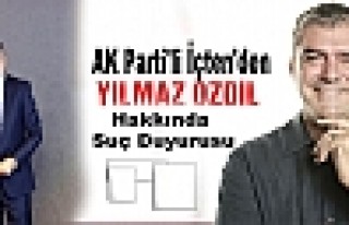AK Parti'li İçten'den Özdil Hakkında Suç Duyurusu