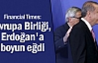 'Avrupa Birliği, Erdoğan'a boyun eğdi'