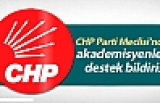 CHP Parti Meclisi'nden akademisyenlere destek bildirisi