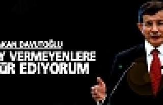 Davutoğlu: HDP’ye oy vermeyenlere teşekkür ediyorum