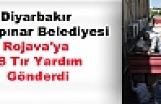 Diyarbakır Kayapınar Rojava'ya 18 Tır Yardım Gönderdi