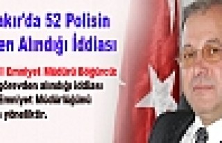 Diyarbakır'da 52 Polisin Görevden Alındığı İddiası