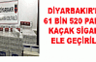Diyarbakır'da 61 bin 520 Paket Kaçak Sigara Ele...
