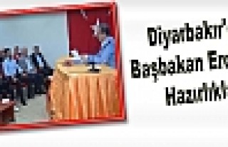Diyarbakır'da Başbakan Erdoğan Hazırlıkları