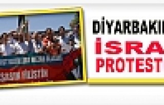 Diyarbakır'da İsrail Protestosu