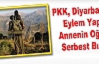 PKK, Diyarbakır'da Eylem Yapan Annenin Oğlunu Serbest...