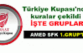 Türkiye Kupası'nda kuralar çekildi İŞTE GRUPLAR