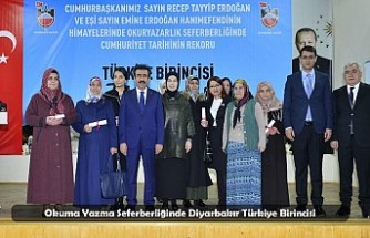 Okuma Yazma Seferberliğinde Diyarbakır Türkiye Birincisi