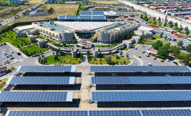 Sümerpark ve Terminal'de kurulu Güneş enerjisinden 1 Milyon 153 Bin TL gelir