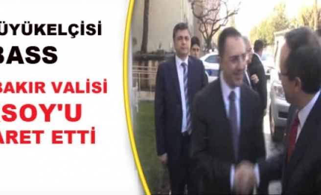 ABD Büyükelçisi Bass Diyarbakır Valisi Aksoy'u Ziyaret Etti
