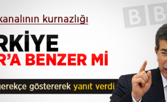 Davutoğlu; Türkiye Mısır'a Benzemez
