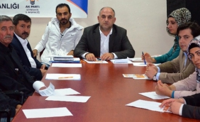 Ak Parti Diyarbakır Ekonomi İşleri Birim Başkanlığı Ekim Ayı Toplantısını Gerçekleştirdi 