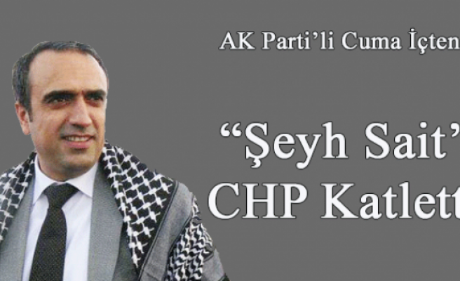 AK Parti Diyarbakır Milletvekili Cuma İçten: 