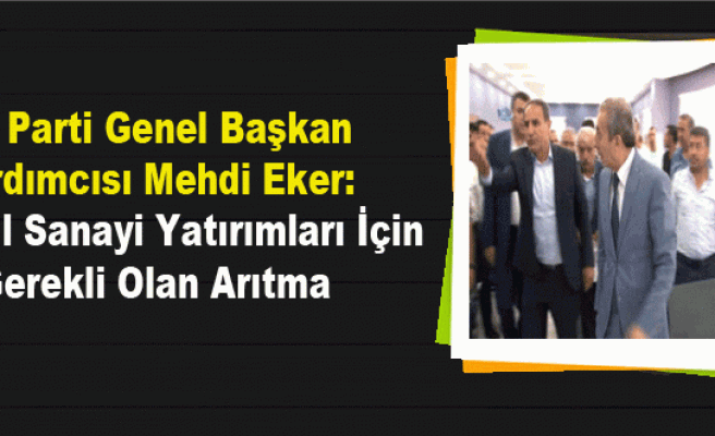 AK Parti Genel Başkan Yardımcısı Mehdi Eker: 