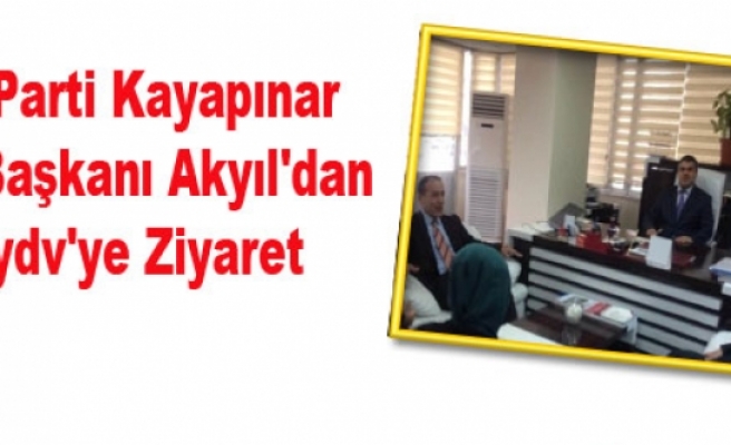 AK Parti Kayapınar İlçe Başkanı Akyıl'dan Sydv'ye Ziyaret