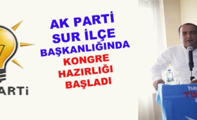 AK Parti Sur İlçe Başkanlığı Kongre Hazırlıklarına Başladı