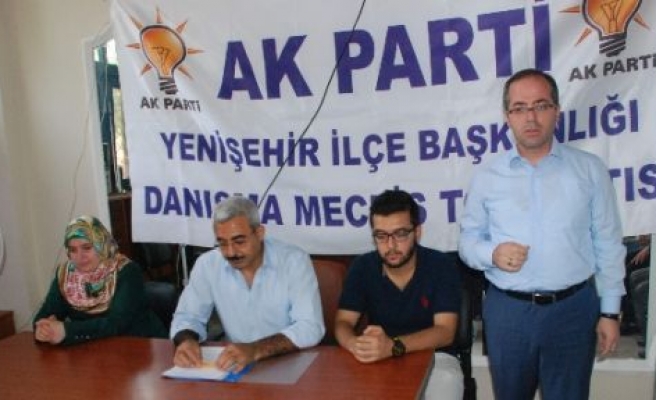 Ak Parti Yenişehir İl Danışma Meclisi Toplantı Düzenlendi 