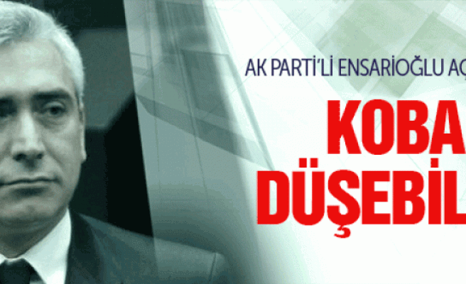 AK Parti'li Ensarioğlu: Kobani şu an düşmüyor ama...