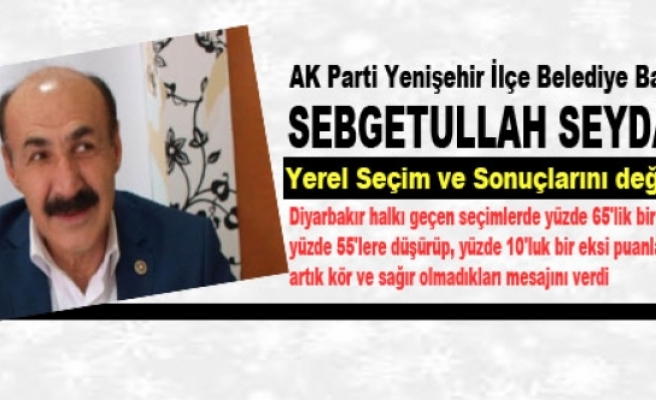 AK Parti'li Seydaoğlu Seçim Sonuçlarını Değerlendirdi