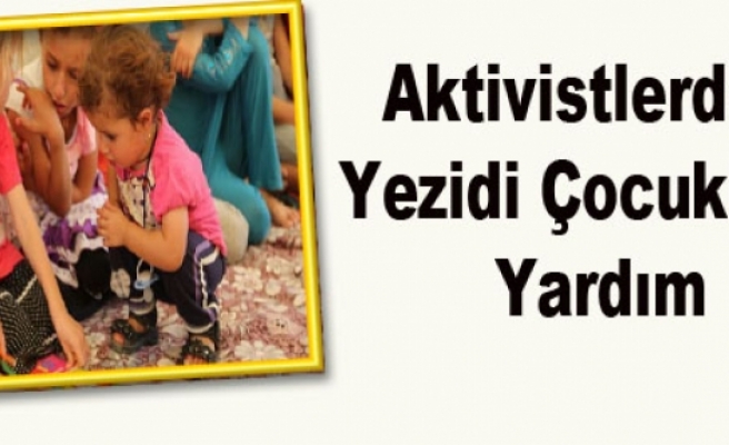 Aktivistlerden Yezidi Çocuklara Yardım