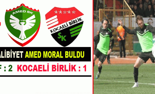 AMED SF MORAL BULDU     Amed SF 2-1 Kocaeli Brlik