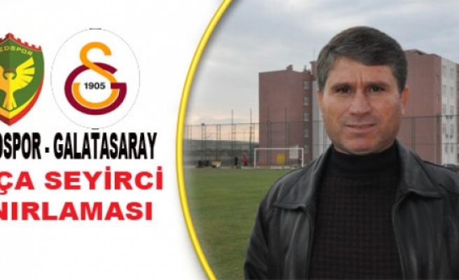 Amedspor-Galatasaray maçına seyirci sınırlaması