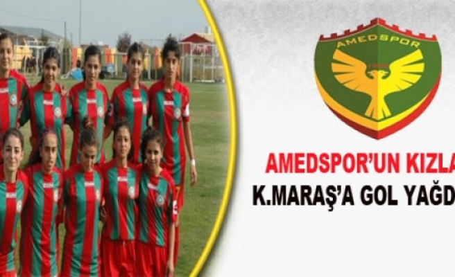Amedspor Kızları, Kahramanmaraş'a Gol Yağdırdı