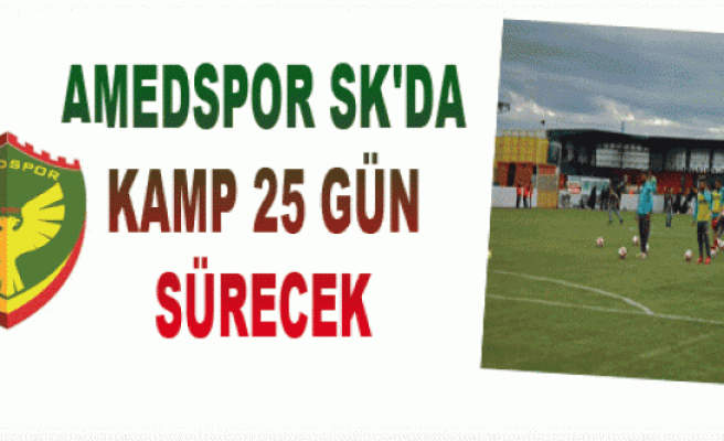 AMEDSPOR SK'DA KAMP 25 GÜN SÜRECEK 