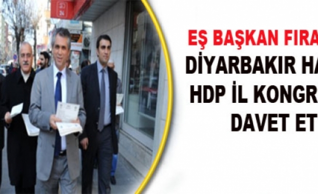 Anlı, Halkı HDP İl Kongresi'ne Davet Etti