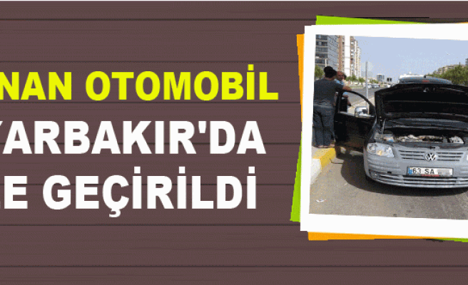 Aranan Otomobil Diyarbakır'da Ele Geçirildi