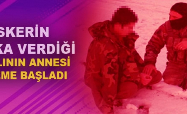 Askerin Parka Verdiği PKK'lının Annesi Eyleme Başladı