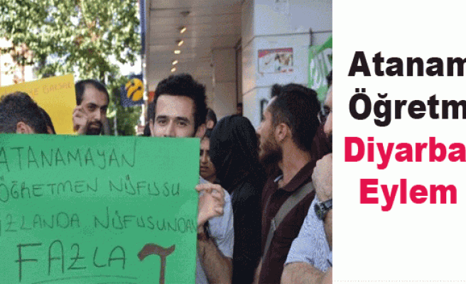 Atanamayan Öğretmenler Diyarbakır'da Eylem Yaptı