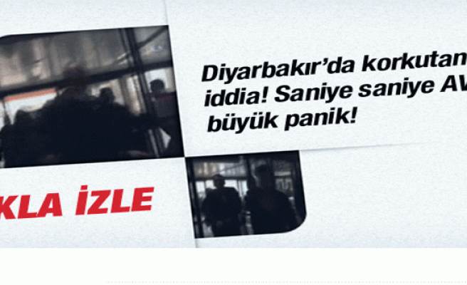 AVM'de silahlı kişiler iddiası Diyarbakır'ı karıştırdı