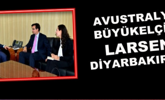 Avustralya Büyükelçisi Larsen, Diyarbakır'da