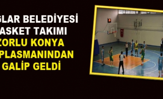 Bağlar Belediyesi Basket Takımı Zorlu Konya Deplasmanında Galip Ayrıldı