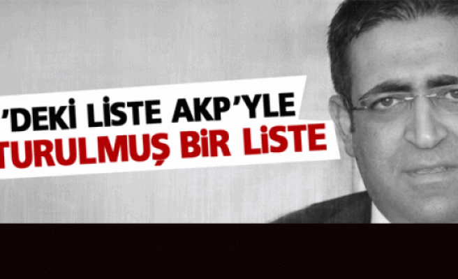Baluken: MHP’deki liste AKP’yle oluşturulmuş bir liste