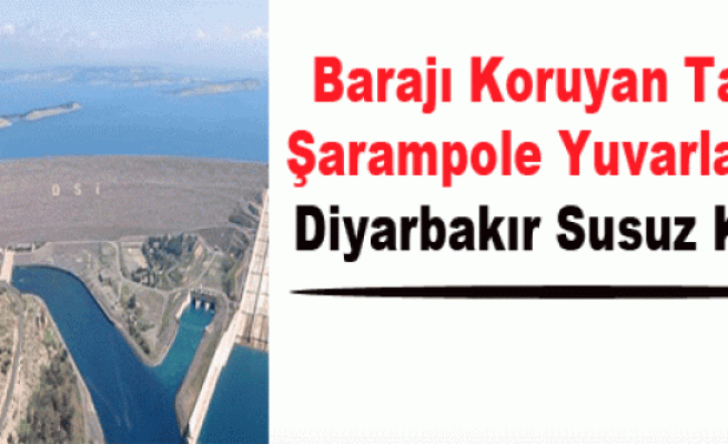 Barajı Koruyan Tank Şarampole Yuvarlandı, Diyarbakır Susuz Kaldı