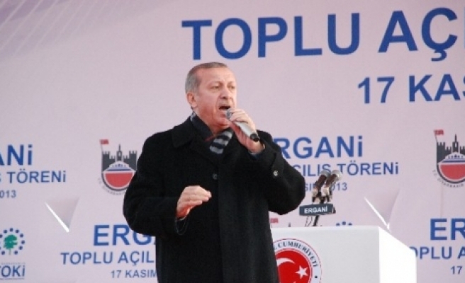 Başbakan Erdoğan Ergani'de 