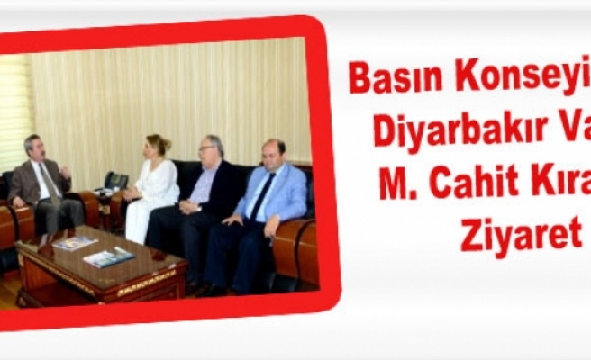 Basın Konseyinden Diyarbakır Valisi Kıraç'a Ziyaret