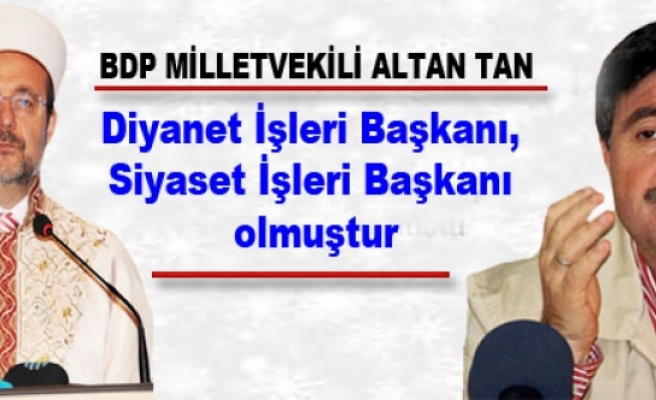 BDP Diyarbakır Milletvekili Tan Açıklaması