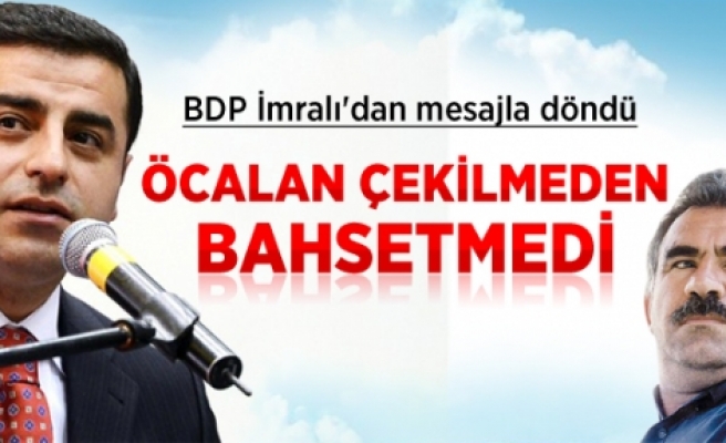 BDP'nin Abdullah Öcalan ile Görüşmesi Sona Erdi