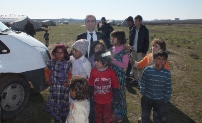 Bismil Uğur Dershaneleri'nden Suriyelilere Yardım 